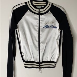 JLo sportswear bomber zip up jacket